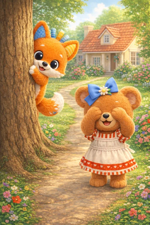 Miss Foxey and Betty Play Hide-and-Seek cover
