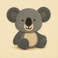 Collage illustration style