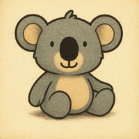 Nostalgic illustration style